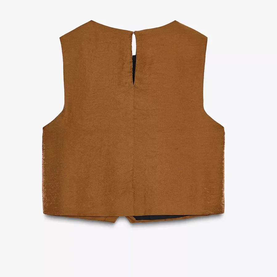 Zara - SATIN EFFECT WRAP TOP - Image 5