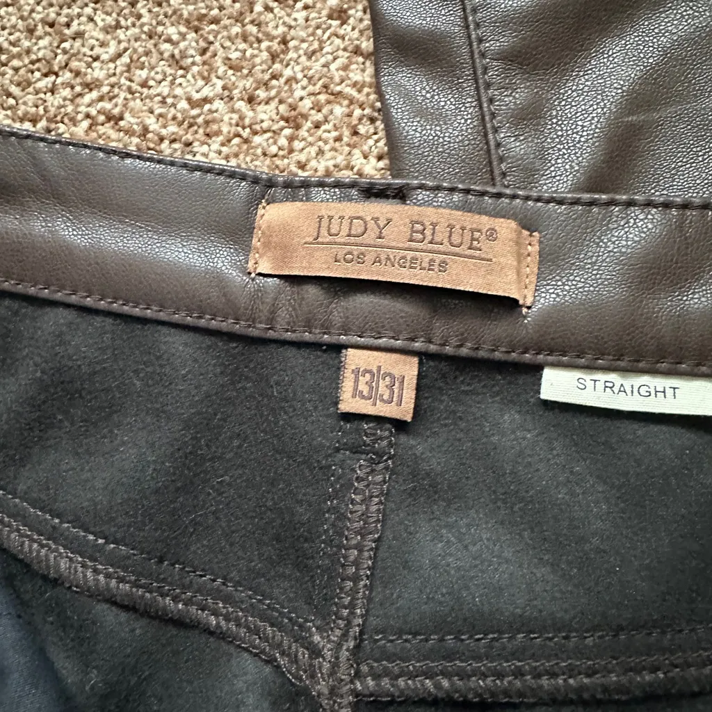 Judy Blue Faux Leather Pants – New With Tags - Image 3