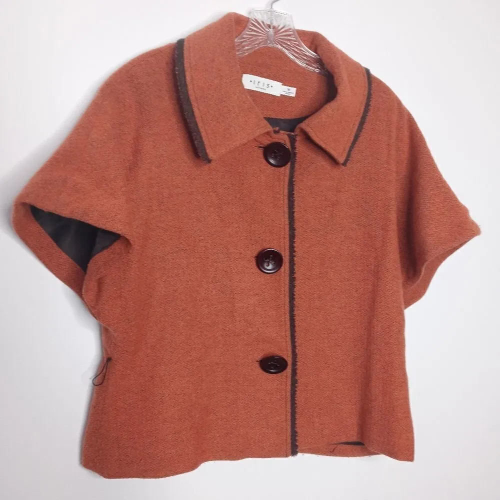 Iris Setlakwe rust color wool blend blazer Orange Size 10 - Image 2
