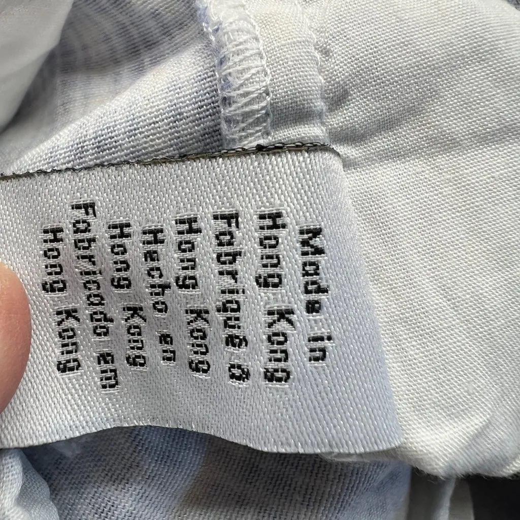 Calvin Klein Plaid Pants Blue White Size 26 NWT - Image 12