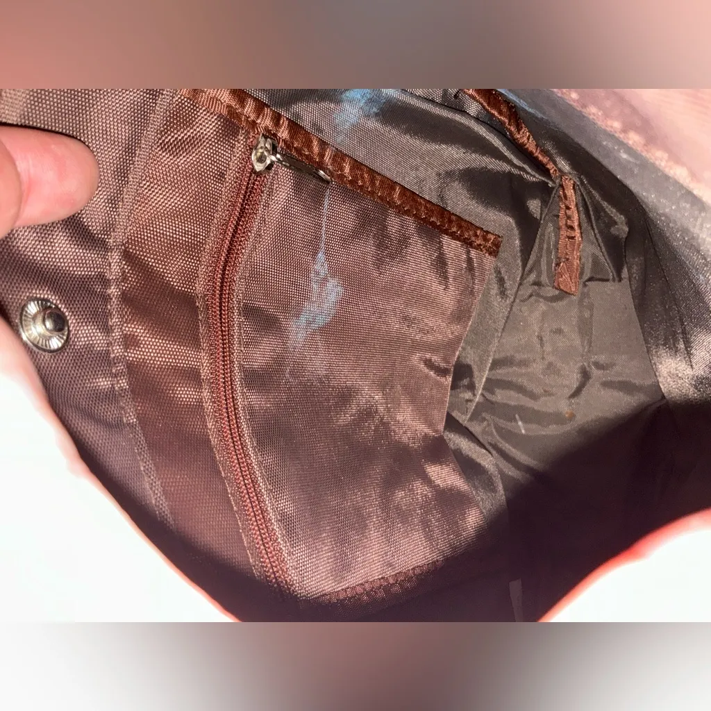 A Rare HTF Vintage Sanrio 2008 Hello Kitty Lightweight Small Tote Bag Handbag Blue - Image 4