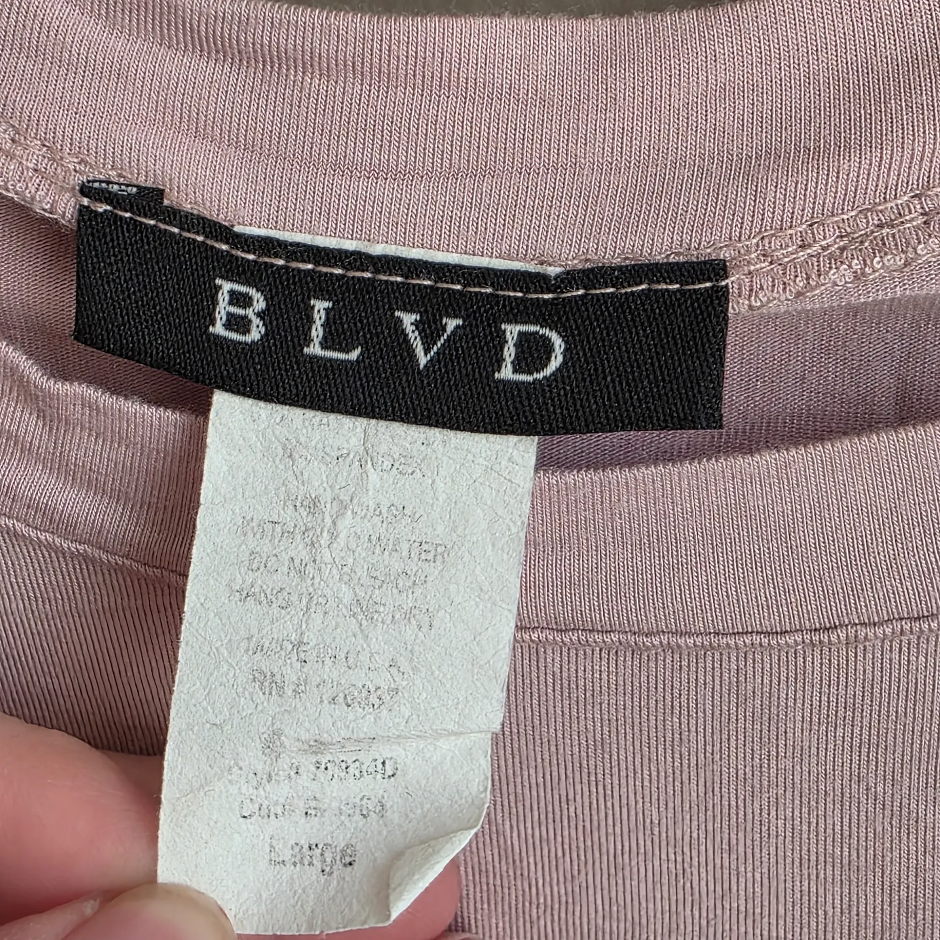 BLVD Light Pink 'Mimosas for President' Long Sleeve Tee - Image 3