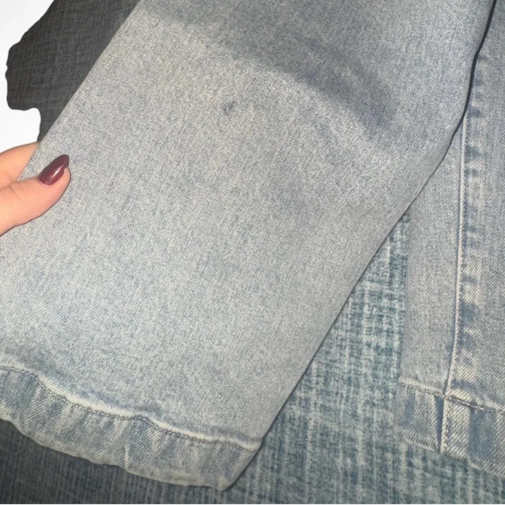 Madewell Light Blue Emmett Wide Leg Jeans - Image 4