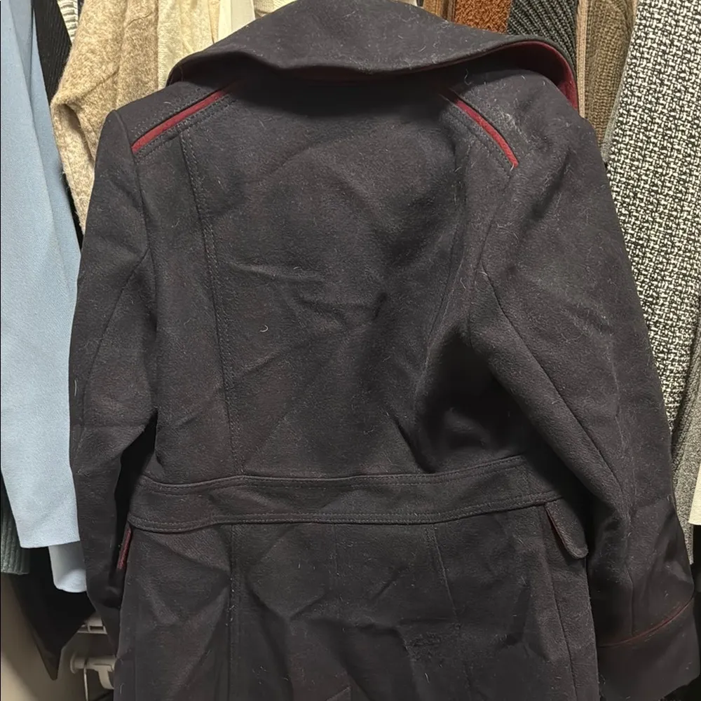 Vince Camuto Navy and Gold Pea Coat - Image 7