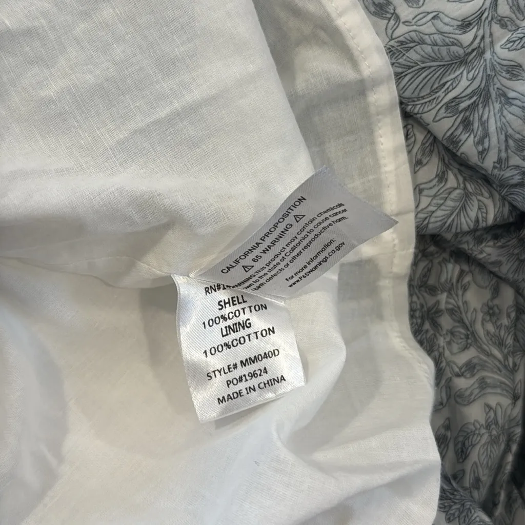 Tuckernuck HYACINTH HOUSE Blue and White Floral Tiered Teresa Maxi Dress L Size L - Image 7