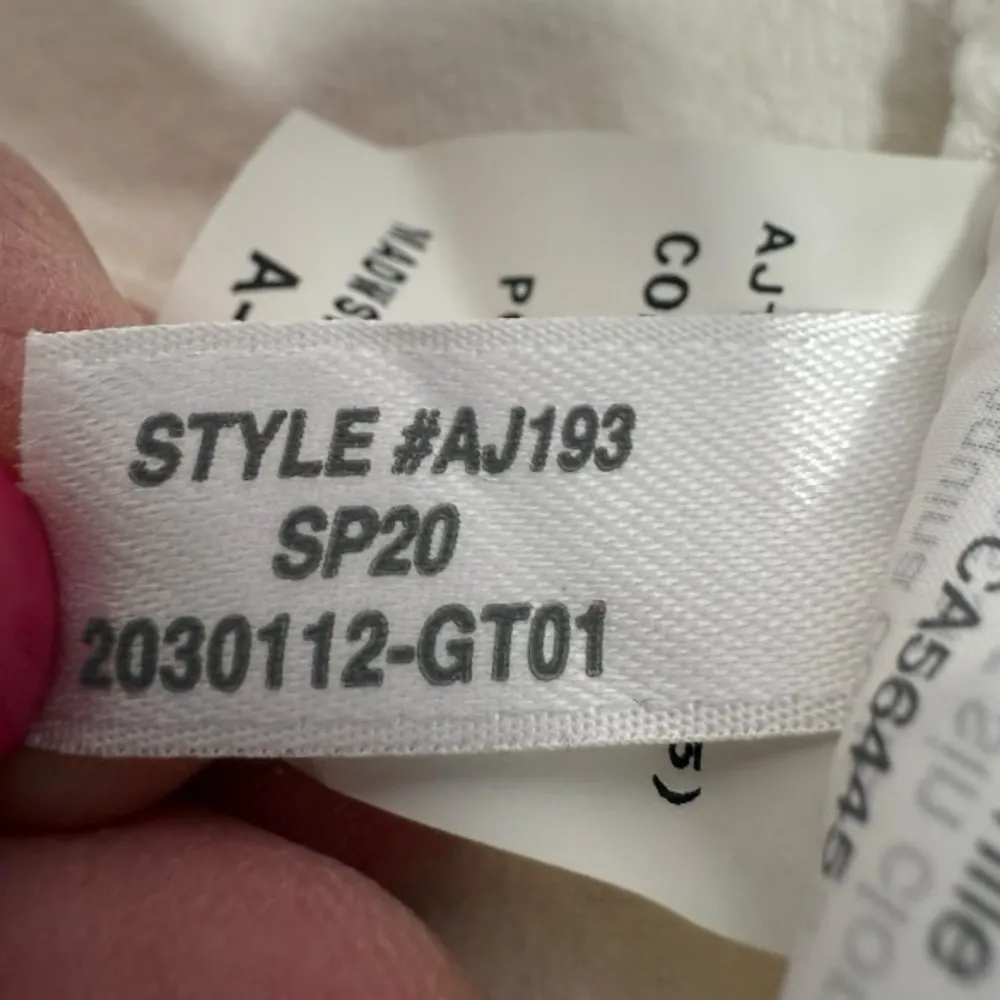 NWT Madewell The Perfect Vintage Jean Tile White Raw Hem‎ Size 33 - Image 14