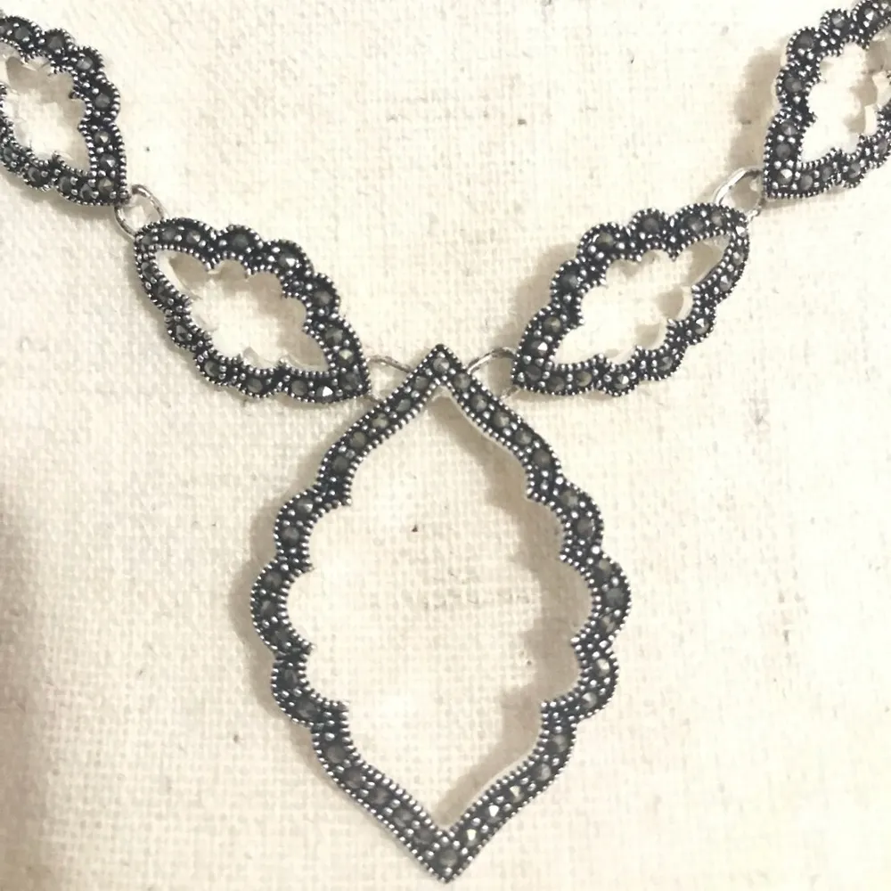 Silver Plated Brass Genuine Marc/synthetic pendant - Image 5