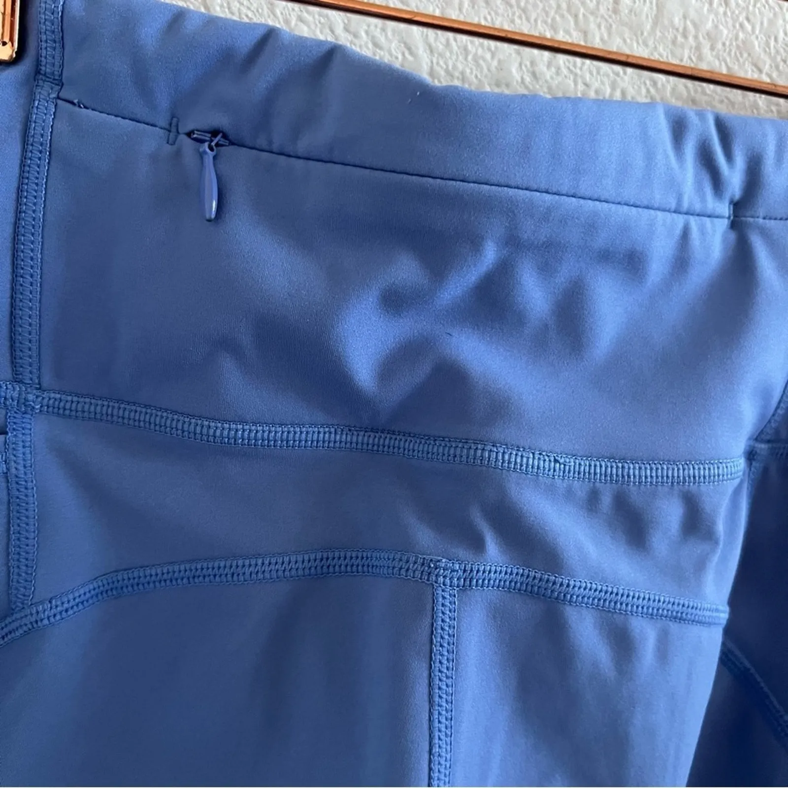 Sweaty Betty Power 7/8 Length Legging Active Pants Blue Periwinkle Small - Image 5