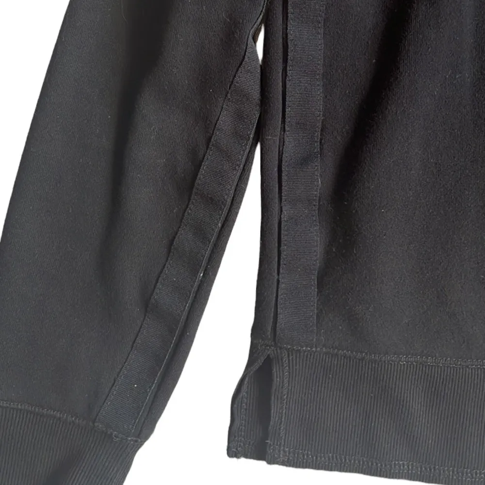 Calvin Klein Performance Black Crop Hoodie Sweatshirt Size Large - Image 5