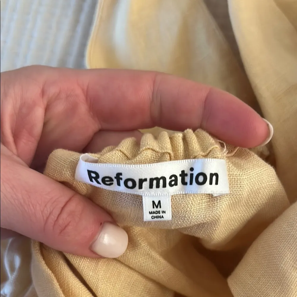 Reformation  Linen Halter Dress - Image 5