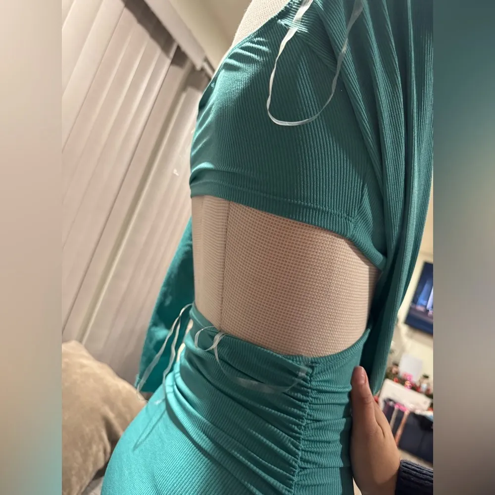 🌸AMITOUS aqua sexy dress ✨ Blue - Image 8