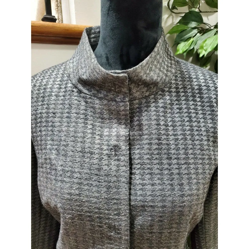 ColdWater Creek Women Gray Polyester LongSleeve Single Breasted Jacket Blazer 10 - Image 2