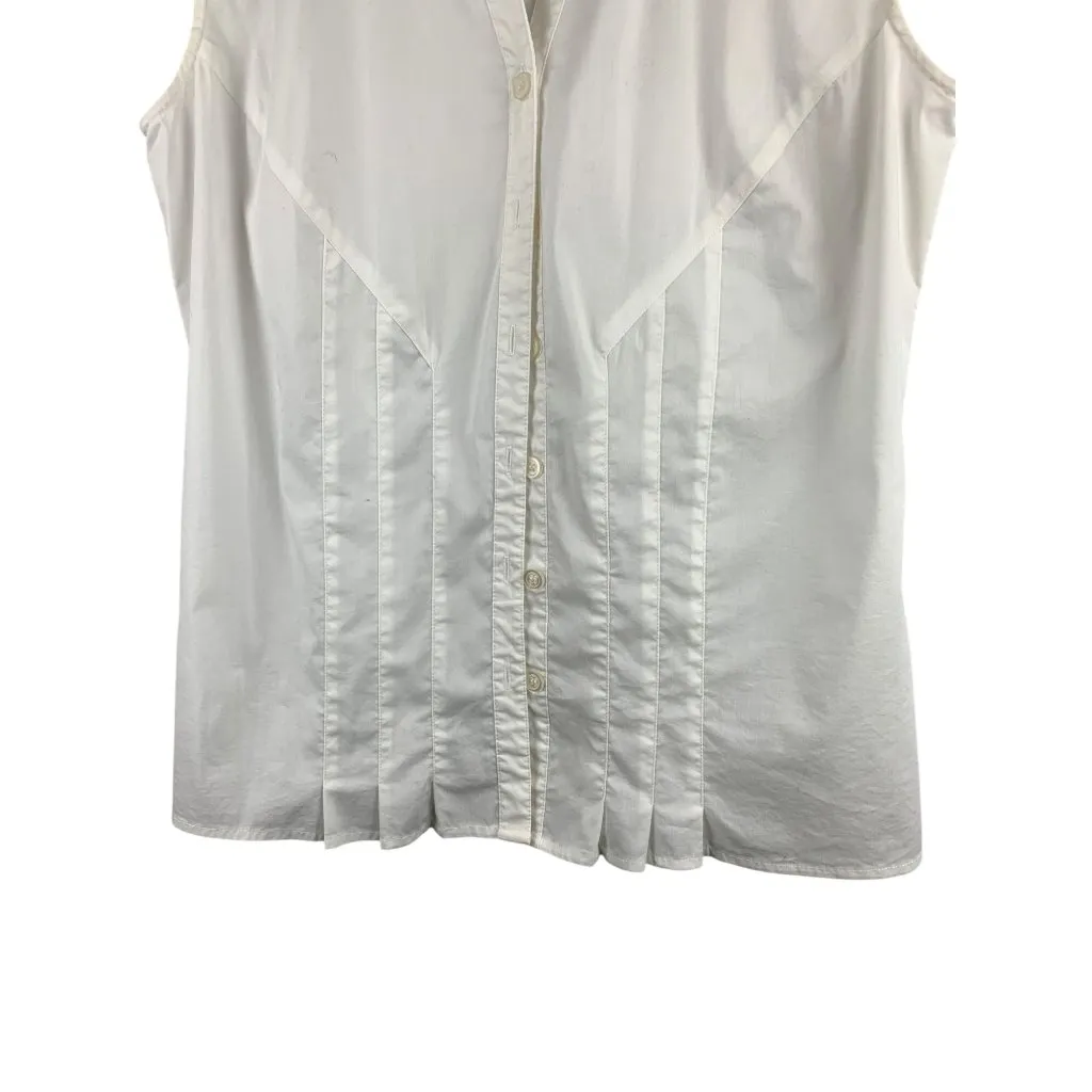 Sleeveless Fair Indigo White Button - Image 4