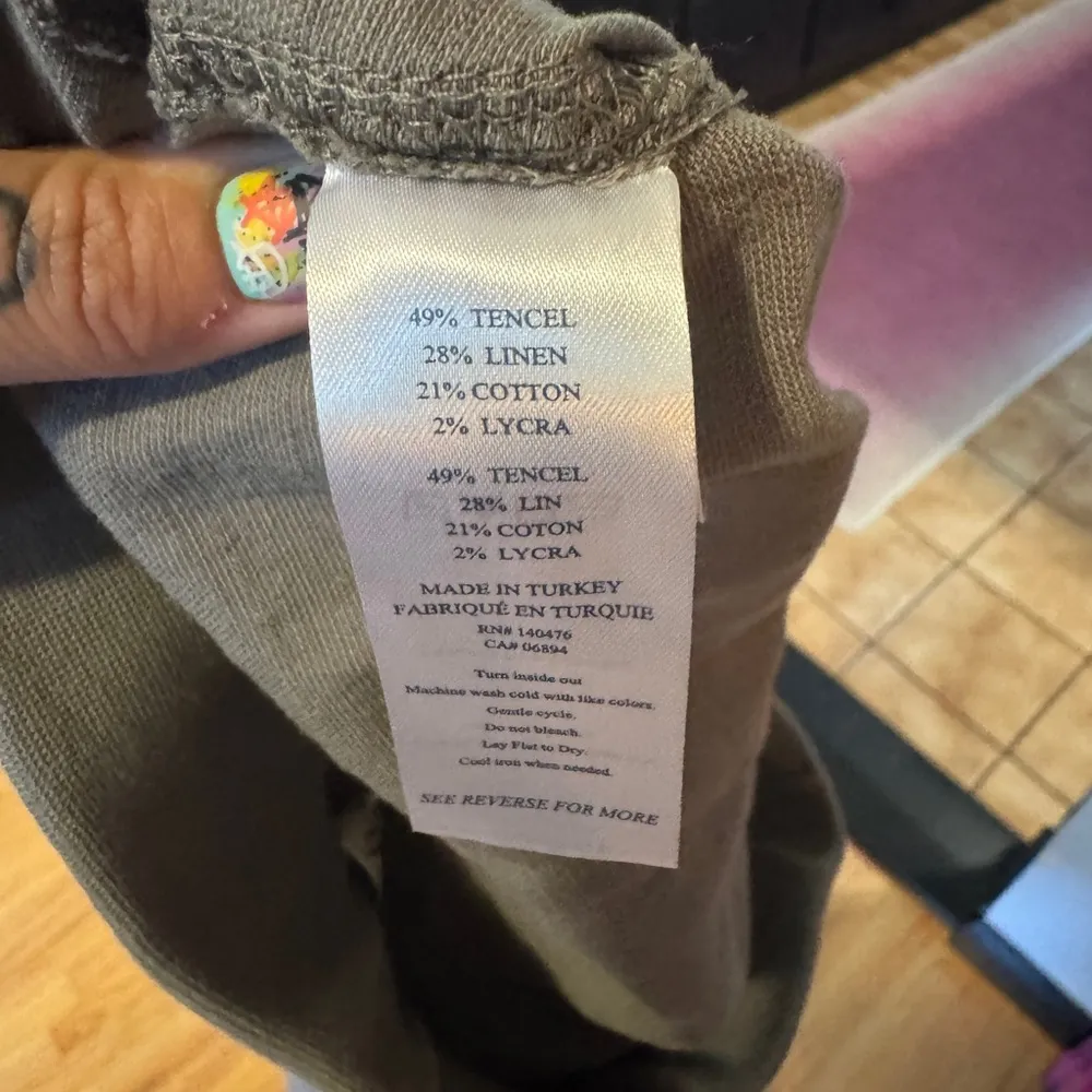 Faherty Arlie Surplus Joggers in green size medium - Image 9