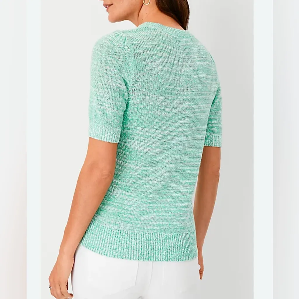 Ann Taylor Green Knit Sweater - Image 2