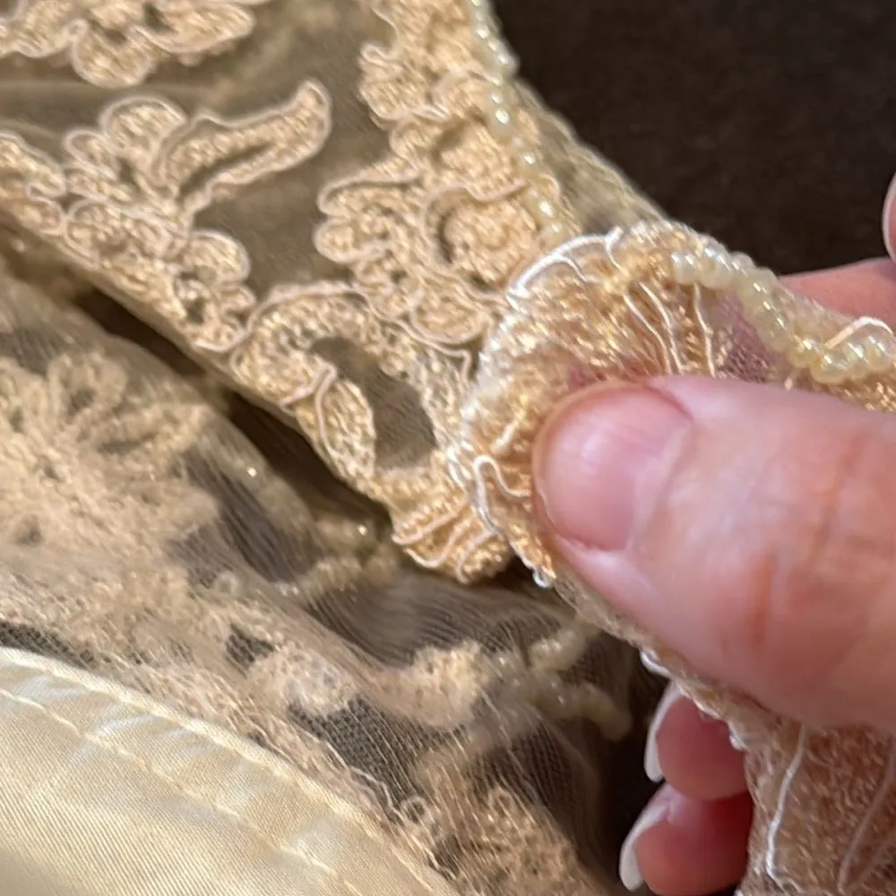 Women’s Tea Length BodyCon Dress Matching Chiffon Jacket Corset Back Size XS - Image 15