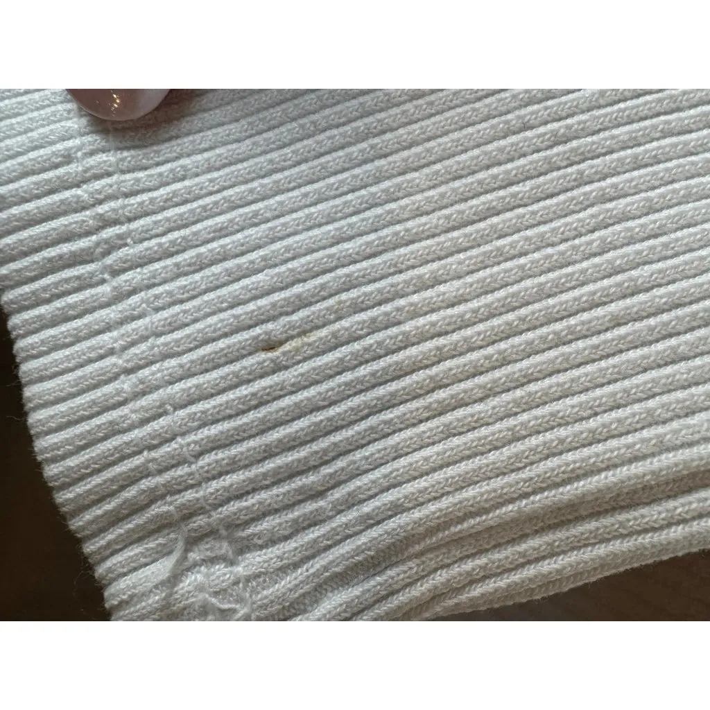 Citizens of Humanity Shirt Women XS White Iris Ribbed Cutout‎ Neck Top Tee Sexy - Image 7