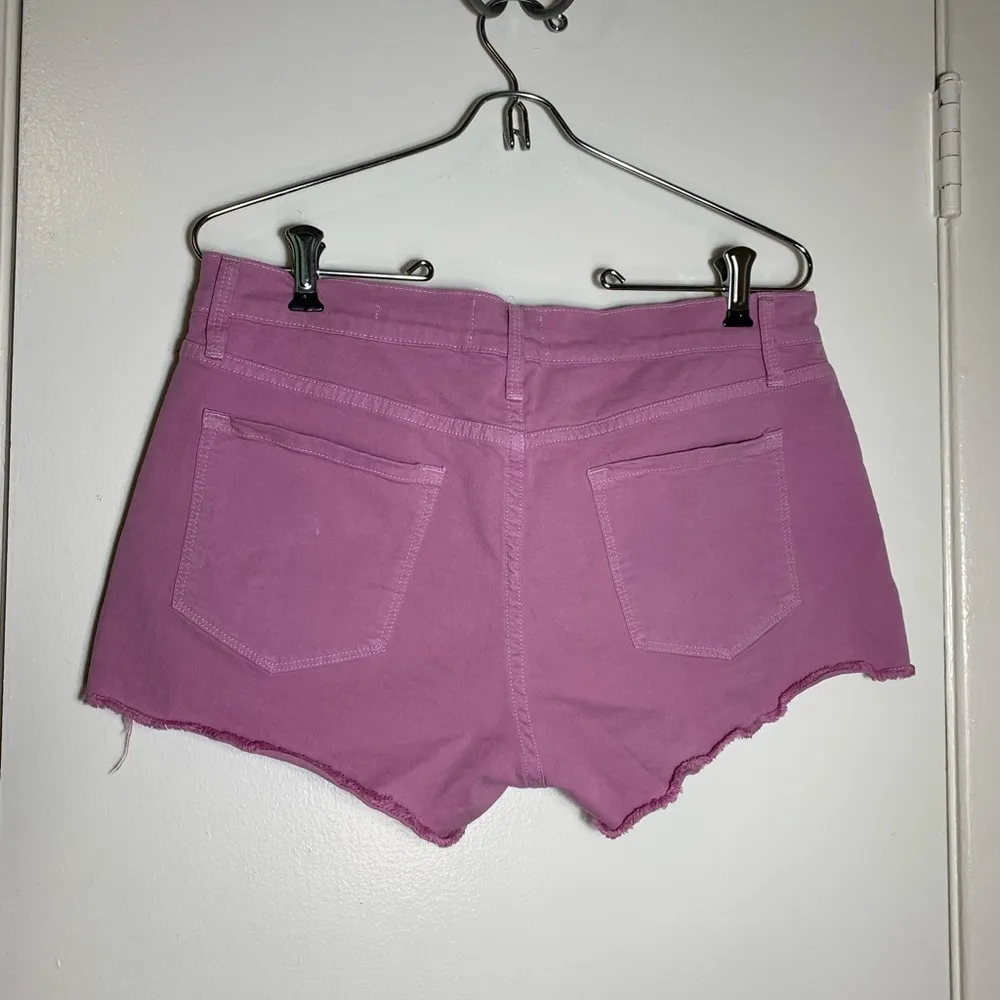 Frame Le Cutoff purple cut off shorts size 28 - Image 2