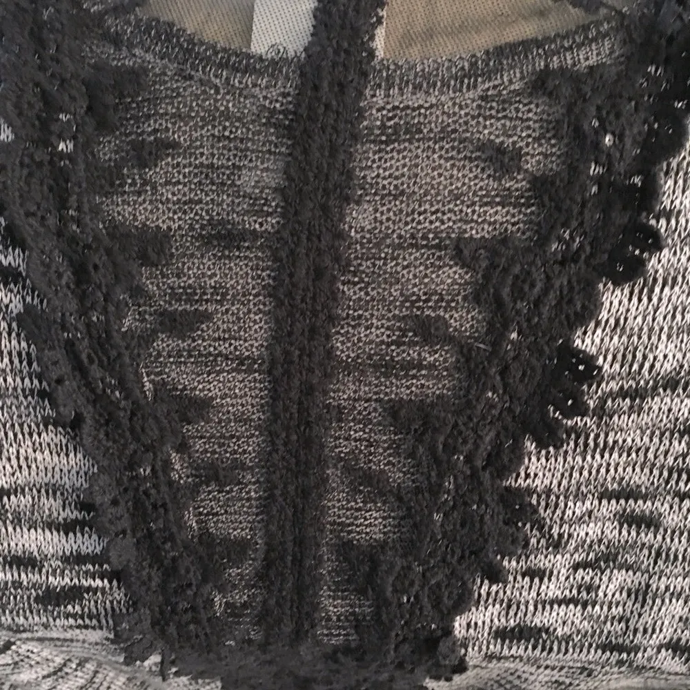 One World Long Sleeve Top Mesh/Knit Back - Image 5