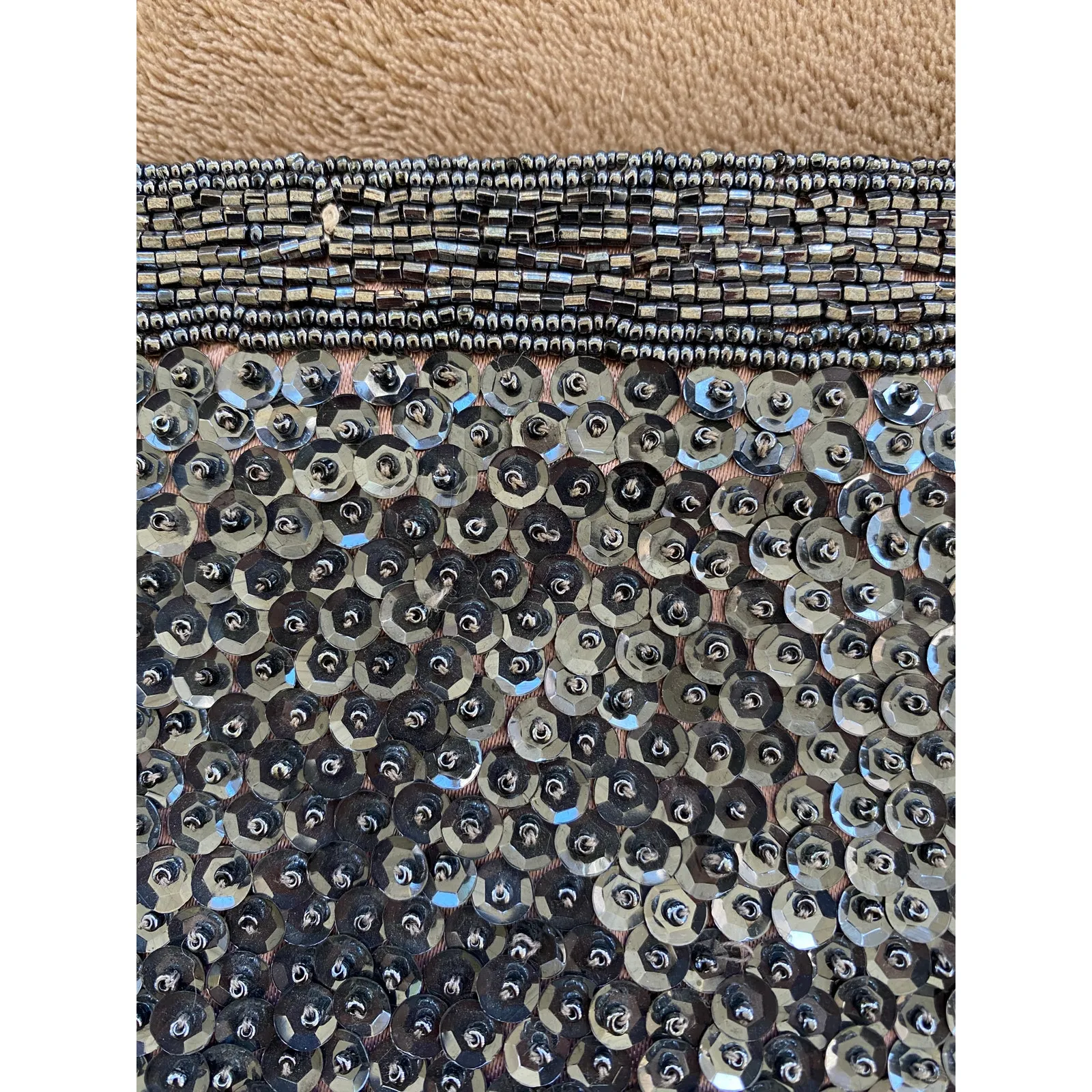 La Regale Sequin Evening Bag - Vintage - Image 3