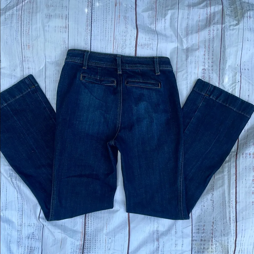 Talbots Blue Flare Wide Leg Jeans - Image 7