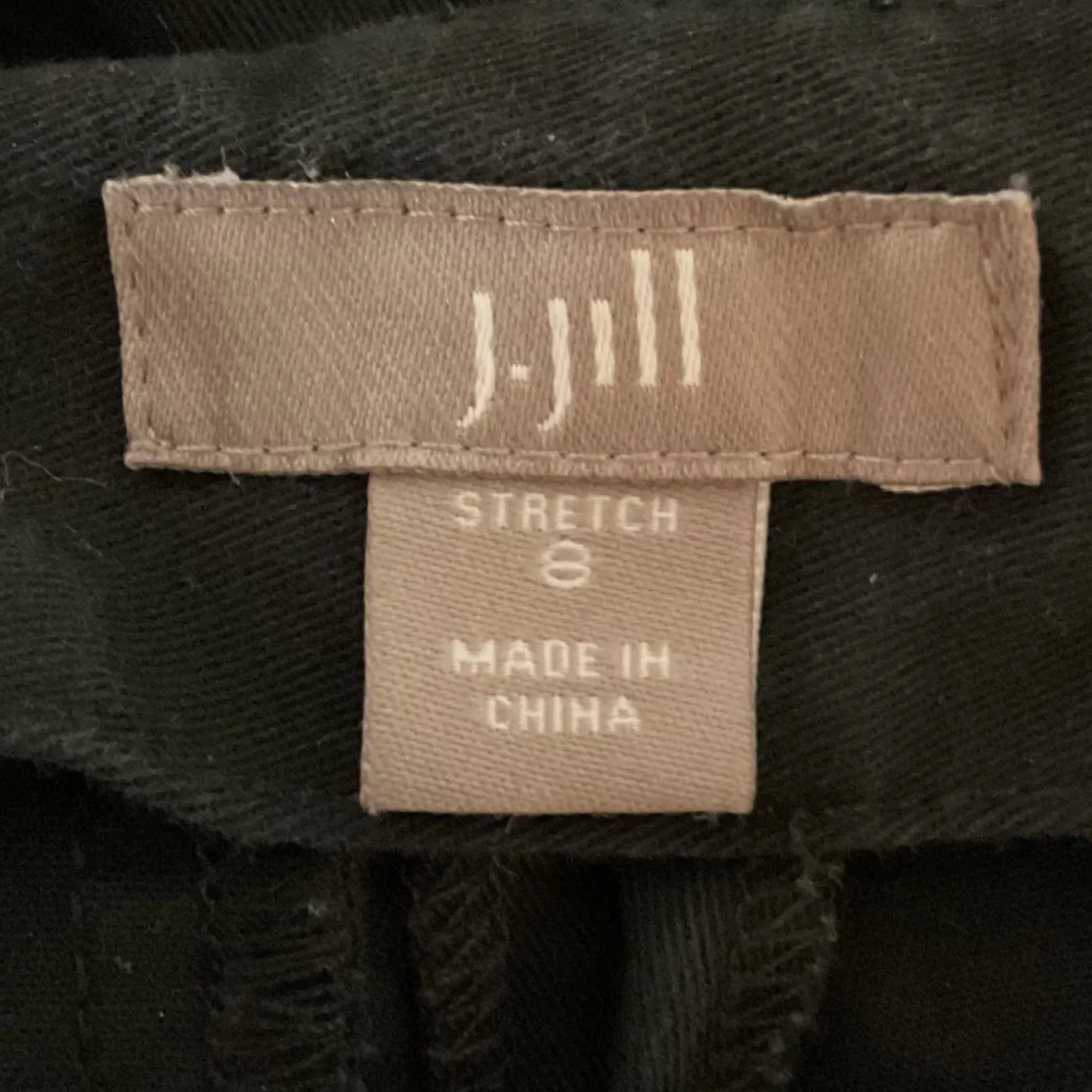 J. Jill Women's Mid Rise Casual Straight Leg Regular Fit Ankle Pants Black Sz 8 - Image 7