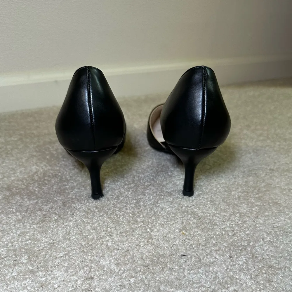 H Halston Bali pointed pumps heels black size 9 - Image 6
