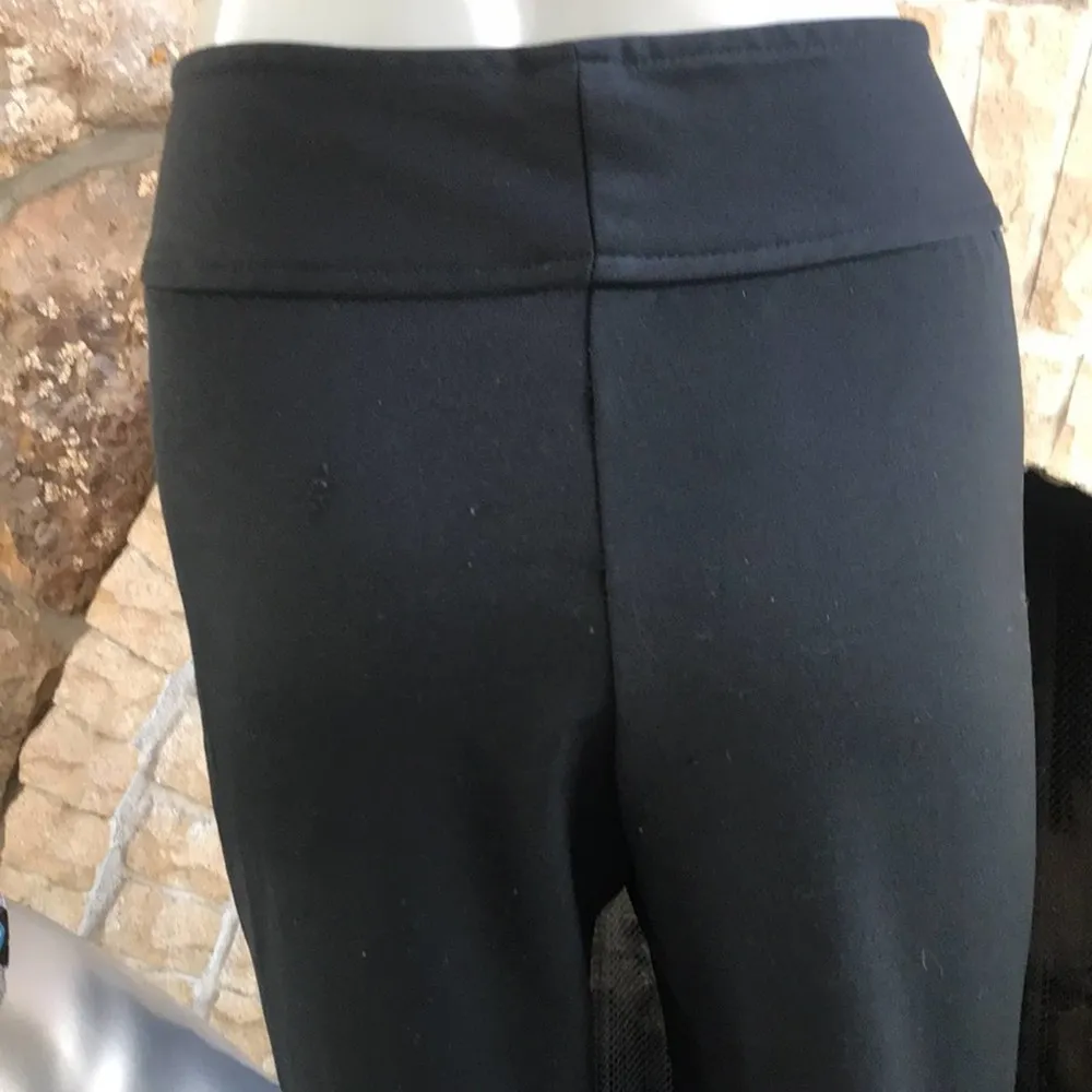 Vintage Ski Lion Ski Snow Pants with Stirrups Black Women's Size 8 - Image 3