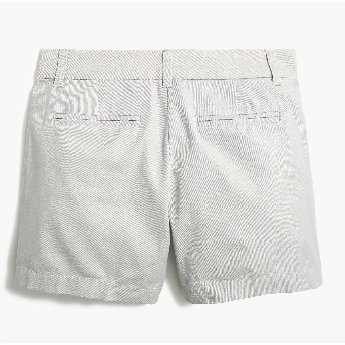 J.Crew 5" Classic Chino Short Preppy Coastal Vacation Oyster Grey US 8 NWT - Image 5