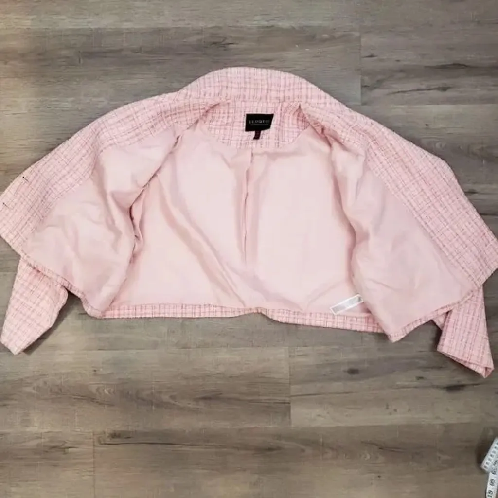 Eloquii NWT Cropped Tweed Blazer - Image 4