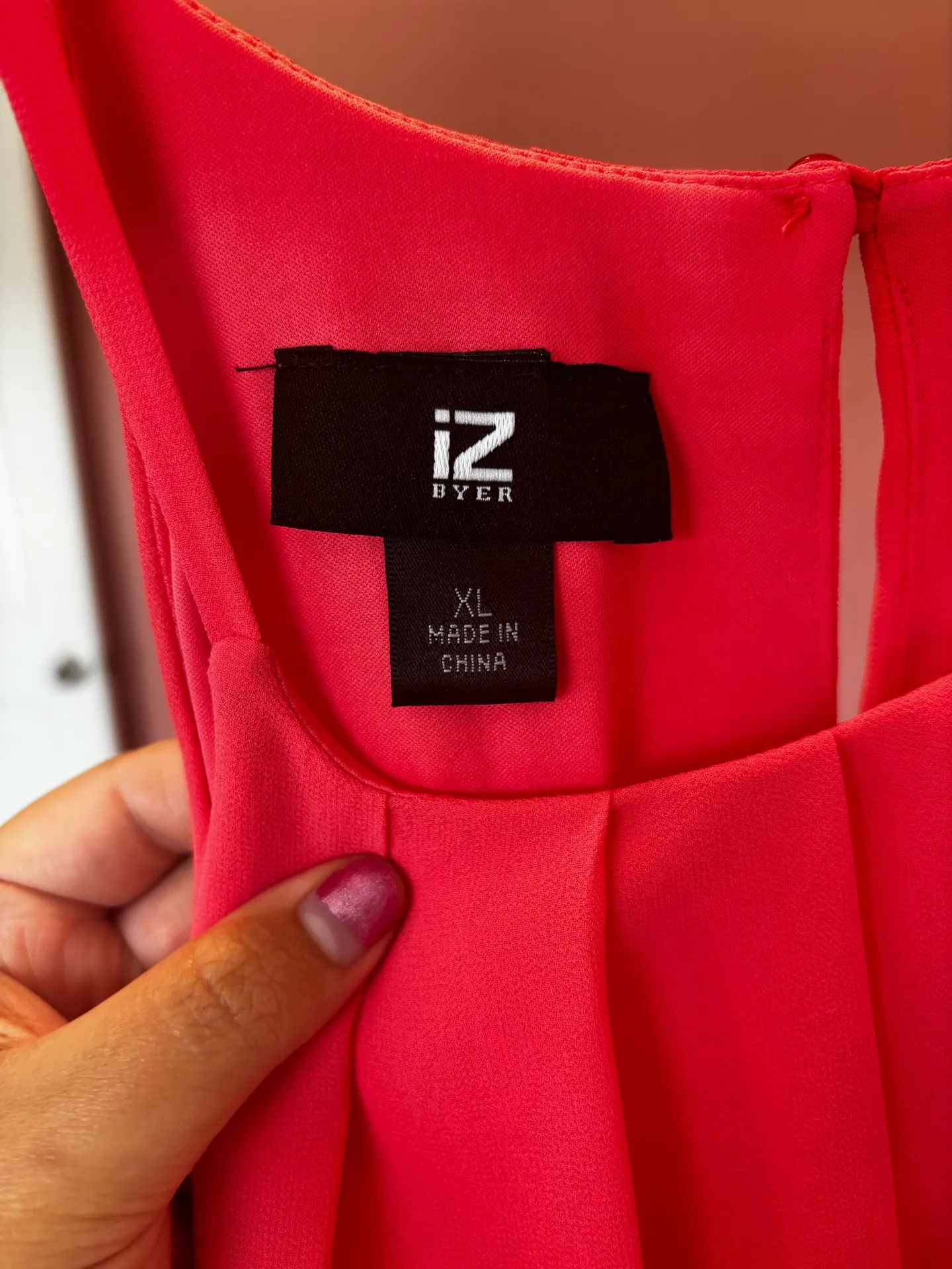 Salmon Pink Halter Dress - Image 2