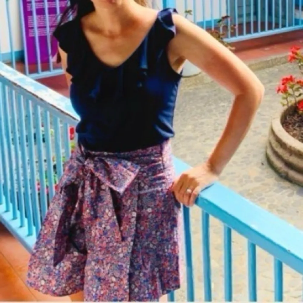 NEW J.Crew Tie Waist Short in Liberty Tana Lawn Print - Image 5