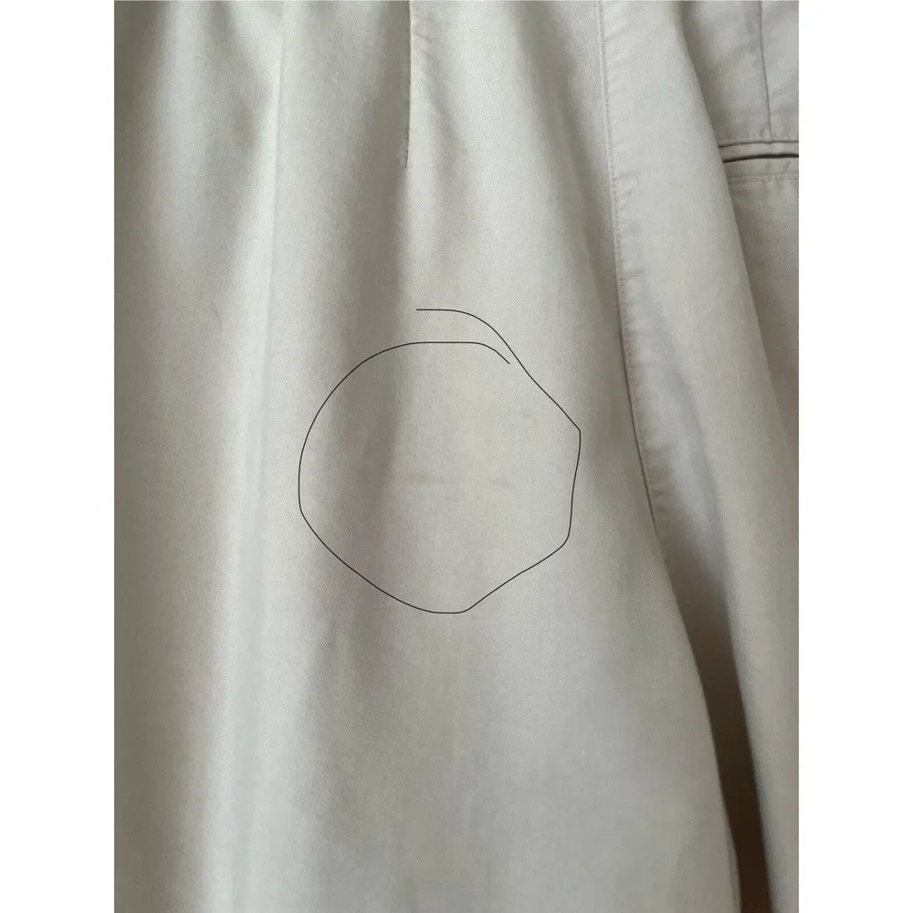 Liz Golf Khaki High Rise Pleated Tencel Lyocell Shorts Women’s Size 6 Tan - Image 5