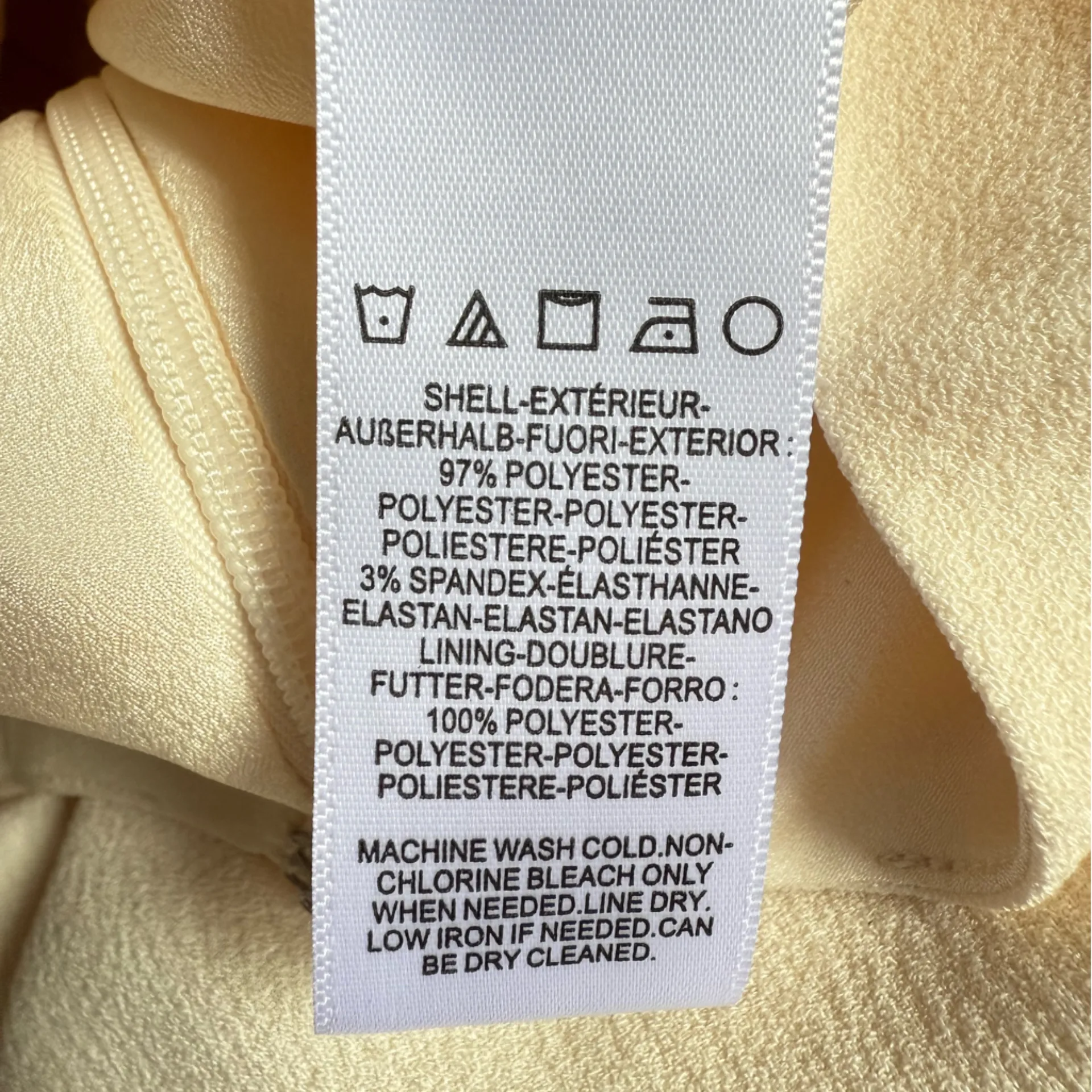 Dress the Population Sandra Stretch Crepe Plunging V Wide Leg Jumpsuit size XS - Image 12