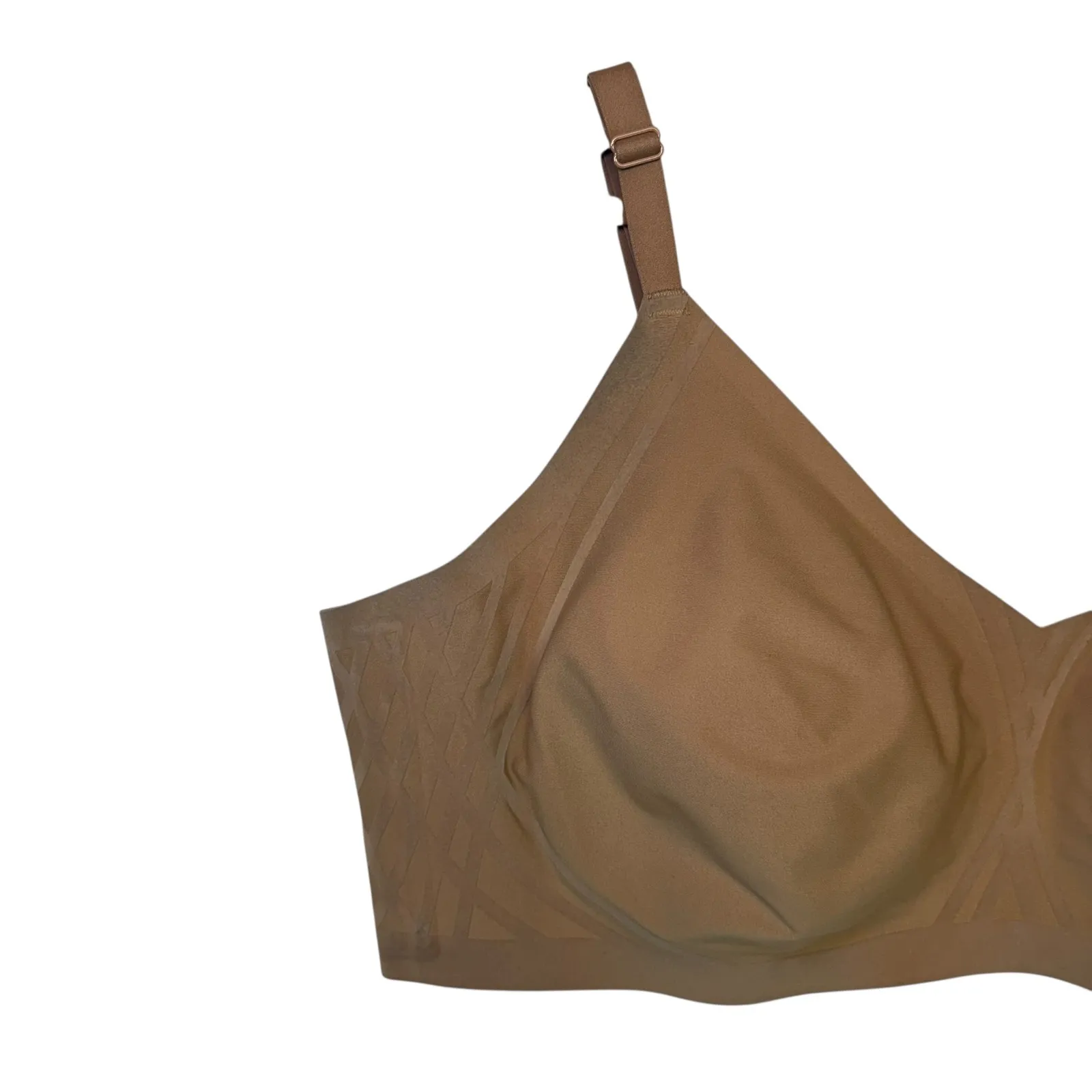 HONEYLOVE 3X 44DD 44E 44DDD F Comfort Seamless Full Coverage Bra Nude Tan Size undefined - Image 3