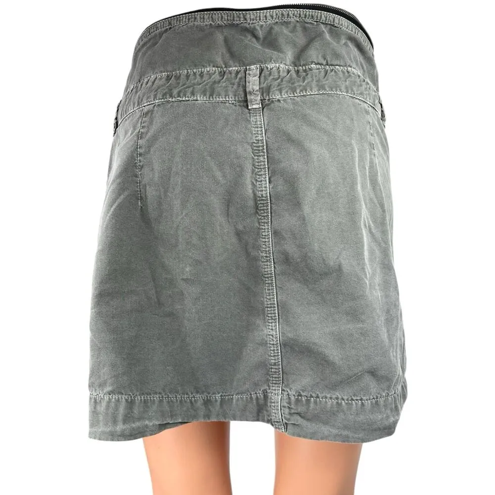 NSF Akemi Gray Asymmetrical Zipper Waist Mini A - Image 3