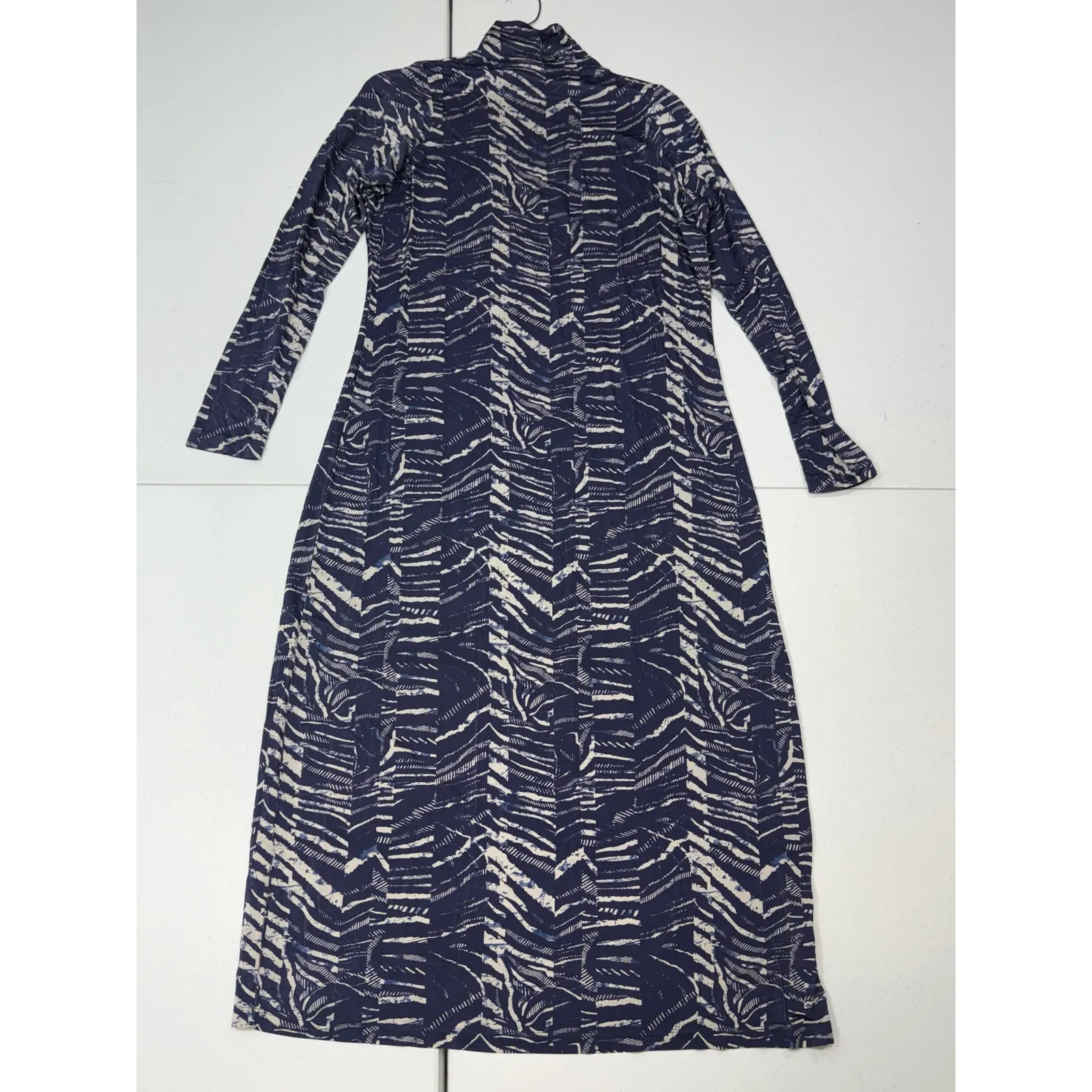 Marie Oliver Paxton blue long sleeve Dress Size Small - Image 2