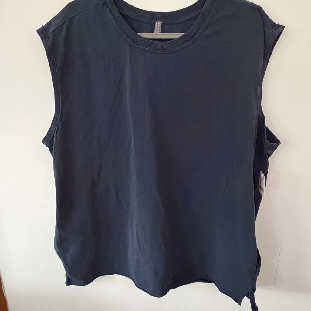 FP Movement by Free People midnight navy Muscle Tee XL Blue - Image 2