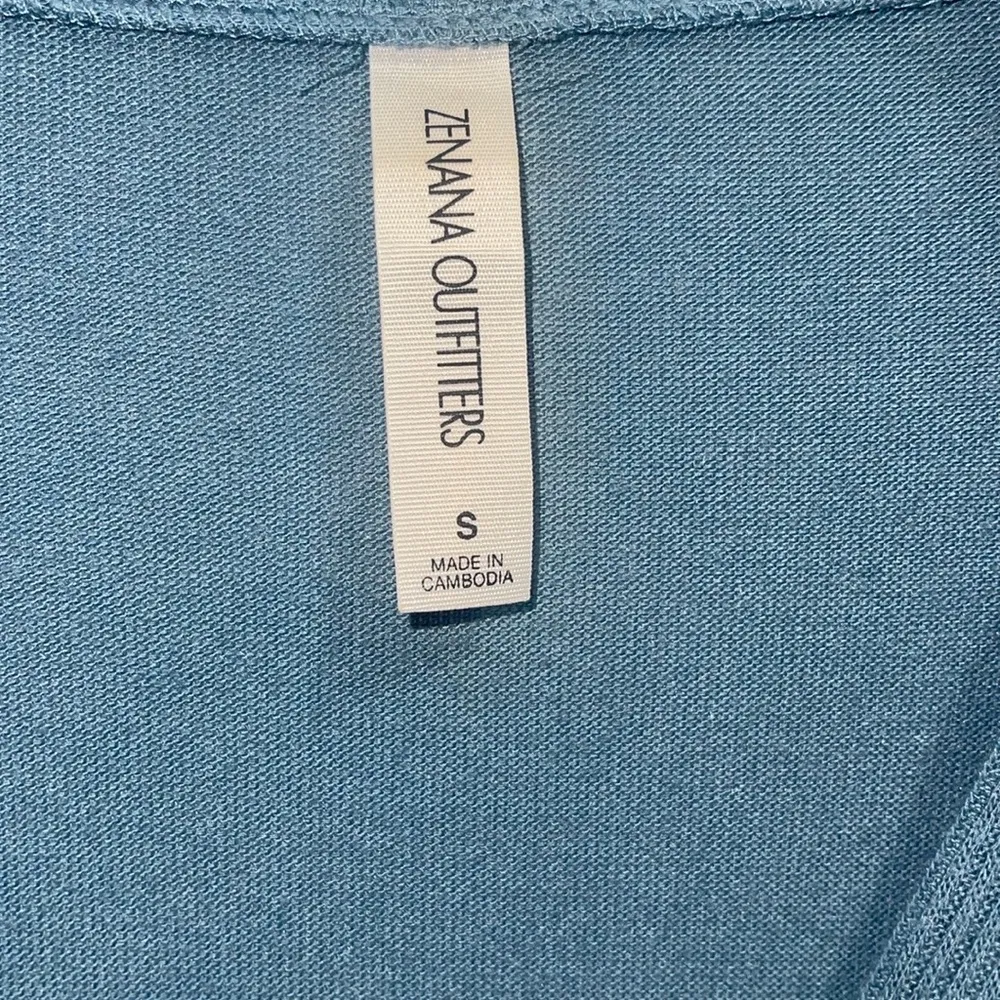 Zenana Outfitters Sky Blue Knit Top - Image 4