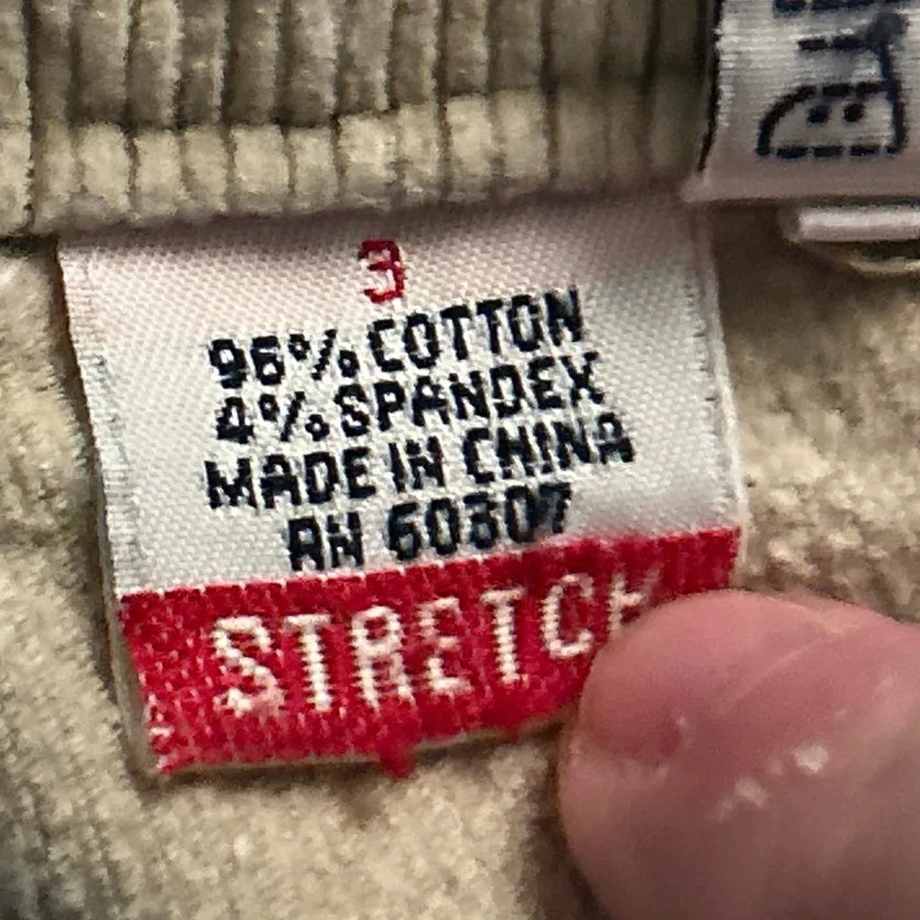 Women's Unionbay Beige Corduroy Pants Size 3 - Image 4