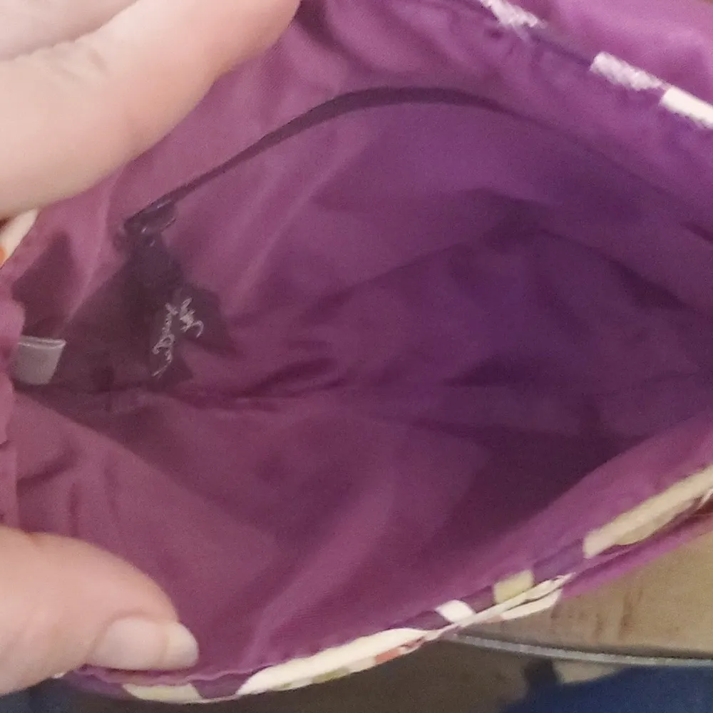Vera Bradley crossbody purse fabric plum crazy - Image 5