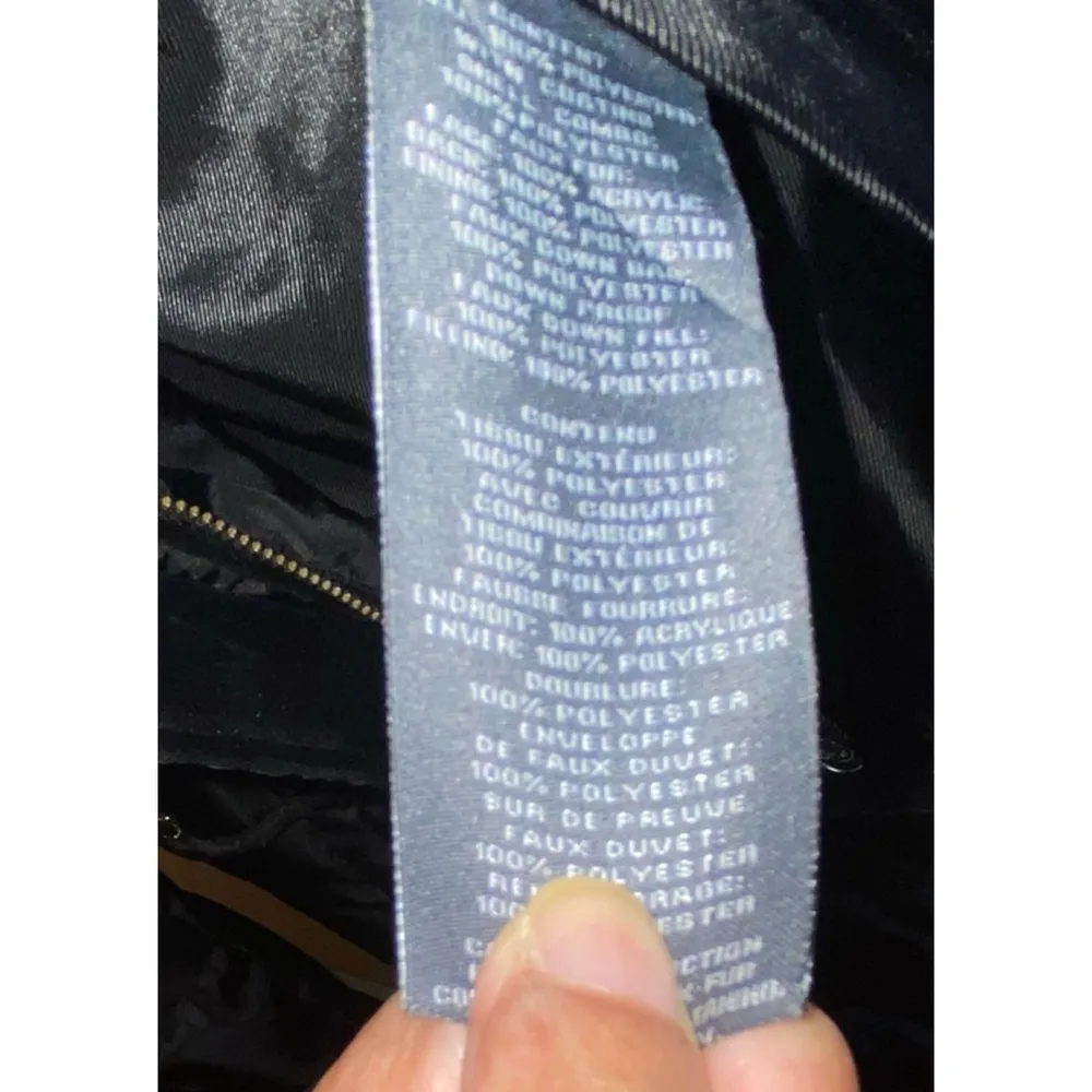 Women's Vince Camuto Puffer Jacket, Black, M - Image 5