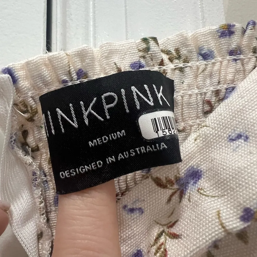 FLAWED MINKPINK Off White Hailey Midi Dress Size Medium $159 - Image 7