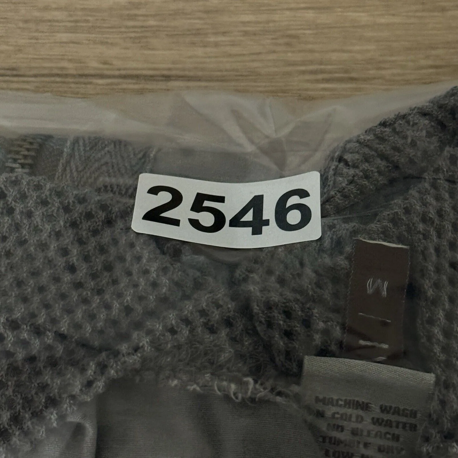 XCVI  Jacket Womens Medium Gray Mesh Lightweight Zip Up‎ Casual Everyday Neutral - Image 9