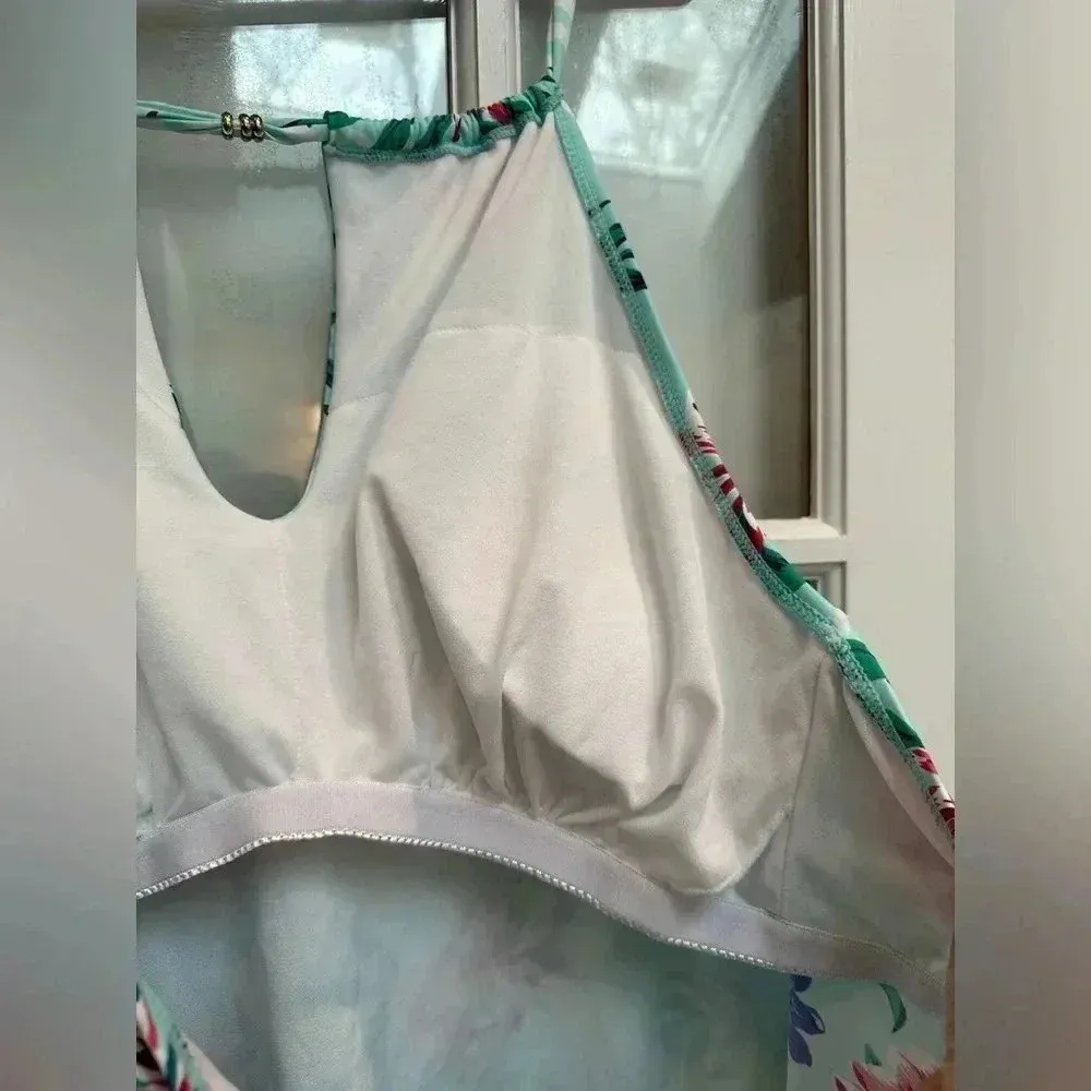 Liz Claiborne | Tropical Floral Tankini Swimsuit Top Size 22W NWOT - Image 5