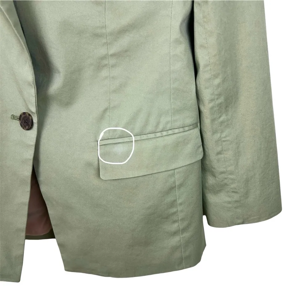 Willa Lightweight Chino Blazer 2 XS Light Pistachio Green Career Corpcore - Image 7