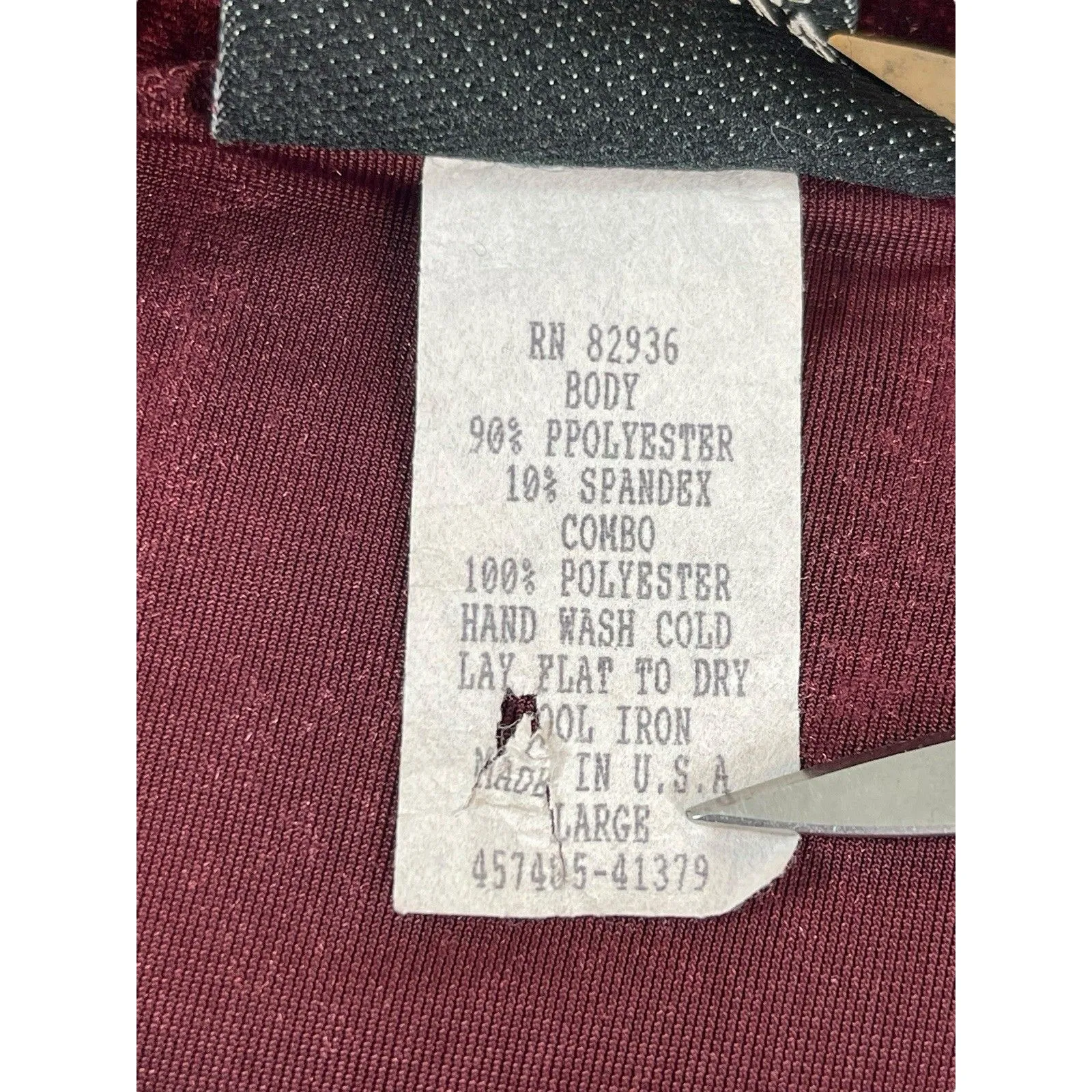 VTG Y2K 90s Fashion Bug Crushed Velvet Gothic 2-Piece Set Skirt Set M Burgundy - Image 16