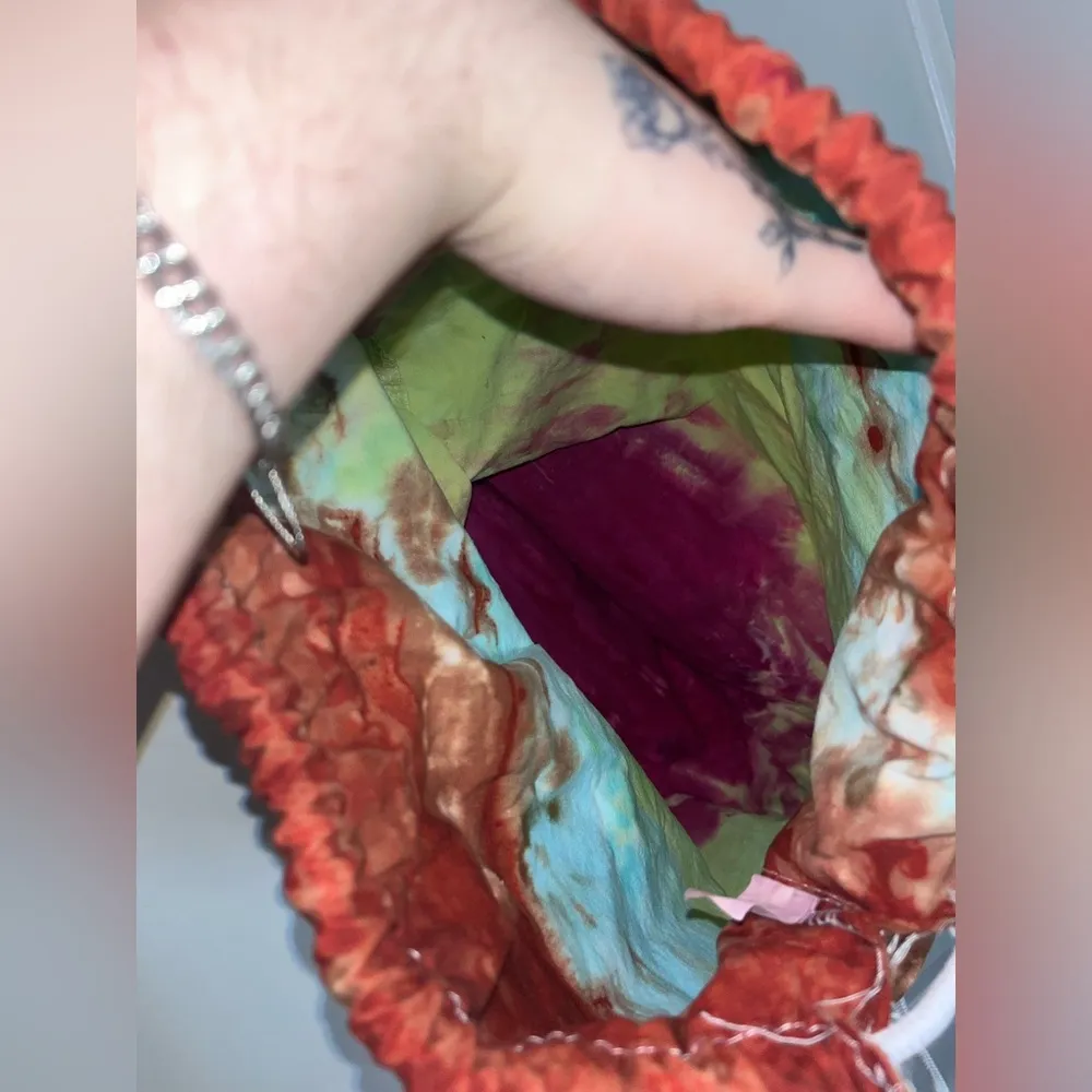 Handmade Tie Dye Drawstring Backpack By Small Business TheTalentedTexan NWOT - Image 9