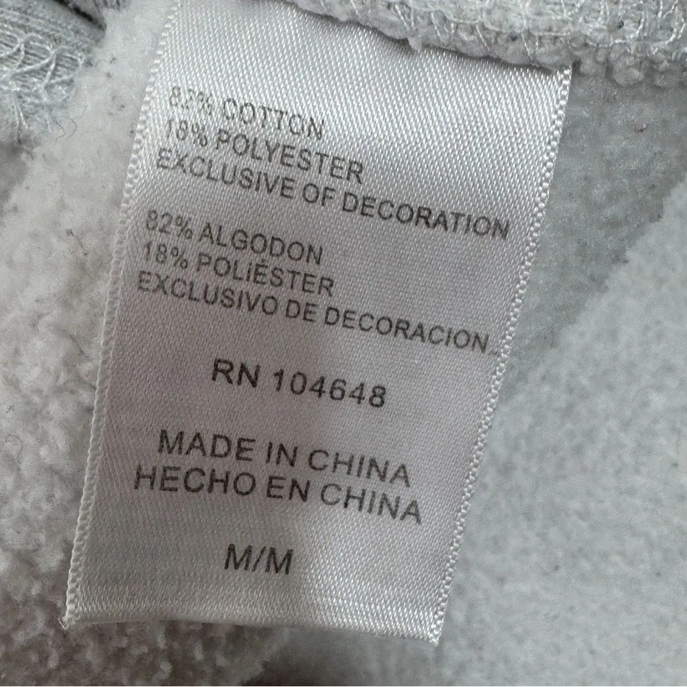 Pro Edge Campus Naval Academy Reverse Weave Sweatshirt‎ Light Grey Medium Gray - Image 10