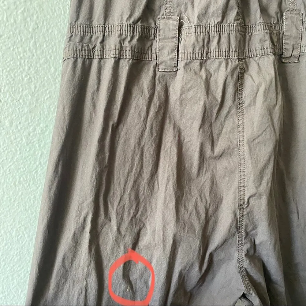 Y2K Per Se Brown Utility Baggy Jumpsuit Size Medium - Image 8